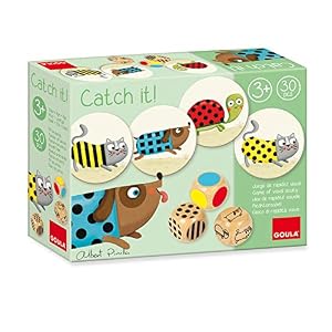 Goula – Catch It! Juego de mesa preescolar de agilidad visual para niños a partir de 3 años