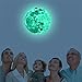 Produktbild Vovotrade 5 cm 12 cm 20 cm 3D Großen Mond Fluoreszierende Leuchtende Wandaufkleber Abnehmbare Glow in The Dark Aufkleber Wohnzimmer Wohnkultur (Grün, 5CM)