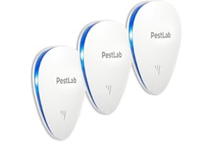 GIPFELFREUND Dimova PestLab Répulsif Anti-nuisibles 2025 amélioré, Double Technologie Ultrasons et Ondes Électromagnétiques, Utilisation immédiate · Sécurité Enfants & Animaux (x3 Dispositif PestLab)