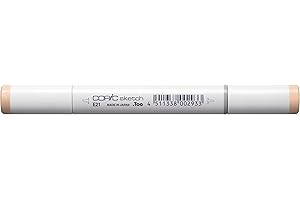 Copic Sketch Soft Sun E21 - Pennarello Professionale a Doppia Punta - Marker Ricaricabile, Ultra Sfumabile e con Punte Sostituibili - Per Illustrazioni, Fumetti e Disegni Tecnici