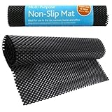 New Multipurpose Non-Slip Mat - Ideal To Use At Home & Office, Cars, Caravans - Anti Slip Mat Roll - Keeps Items In Place, Protects Furniture - Can Be Cut To Any Size Easily