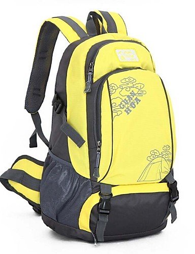 ZQ 40L L Rucksack Camping & Wandern / Reisen Outdoor Wasserdicht / Wasserdichter Verschluß / Atmungsaktiv Gelb / Grün / Rot / Schwarz / Blau Green