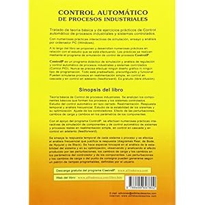 Control automático de procesos industriales: Con prácticas de simulación y análisis por ordenador PC
