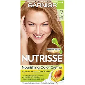 Garnier Nutrisse Nourishing Color Creme, 73 Dark Golden Blonde (Honey Dip) (Packaging May Vary)