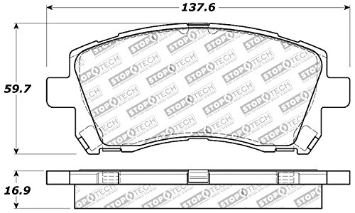 StopTech309.07210 Street Performance Front Brake Pad