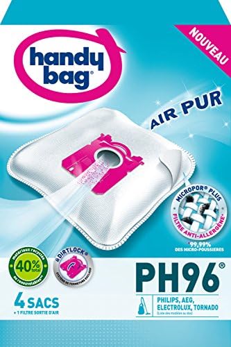Handy Bag PH96 Philips, AEG, Electrolux, Tornado Anti-Allergy Microfibre Vacuum Bag + HEPA Filter