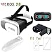 Generic VR Box 2nd Generation Enhanced Version Virtual Augmented Reality Cardboard 3D Video Glasses Headset with Bluetooth Remote Control For iPhone 6S 6 Plus SE 5S 5 Samsung Galaxy S7 Edge Plus S6 S5 S4 Note 5/4/3/2- 4.7"-6.0" Cellphone Mobile Phones - White RS.418.00