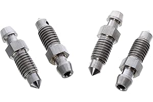 BIGG RED M8 X 1.25 32.5mm Acciaio Inox Freno Spurgo Viti Raccordi (4)