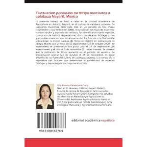 Fluctuación población de thrips asociados a calabaza Nayarit, México: Thrips en Calabaza