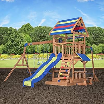 Backyard Discovery Cabane enfant Backyard Discovery Aire de jeux en bois northbrook