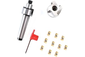 Lfhelper 400R-50-22 - Fresa per piano, MT3-FMB22-M12, supporto per fresa CNC, fresa a fresa, 10 APMT1604 APMT1604 CNC per taglio a piastre pesanti, fresatura CNC