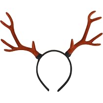 Weihnachts Stirnband Mit Rentier-Geweih & Strass – Für Kostümpartys, Cosplay, Fotodeko, 12,2 Cm Durchmesser