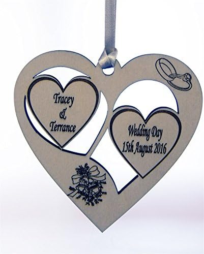 Personalised Engraved Wood Wedding Decorative Gift Plaque – Exclusive to GPG Ltd & Individually made by us in the UK