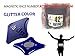 Produktbild BIBUP 3.0 Starke Sport Magnet Radfahren Laufen Nummer beheben Magnetische Startnummernhalter (BLAU GLITTER)