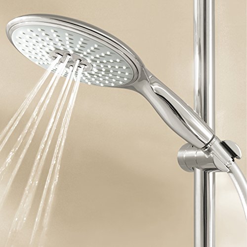 Grohe Power&Soul Set mit Handbrause (160 mm), Duschstange (600 mm) und Brauseschlauch (1.750 mm), 9,5 l / Minute - 7