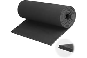 DASIAUTOEM Roll Eva, schiuma per cosplay, grande Eva Foam, in gommapiuma, per cosplay, artigianato, progetti fai da te (nero, 2 mm)