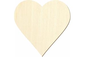 BÜTIC GMBH Holz Herz - Deko Basteln 1-50cm, Pack mit:1 Stück, Höhe x Breite:20x20cm