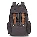 Produktbild KIPTOP Herren Damen Vintage Canvas Canvas Leder(nur Strap) Rucksack Retro Rucksack Vintage für Outdoor Sports Rucksack Canvas Uni Rucksack