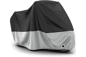 CHEYLIZI Moto Spécial Housse Exterieur Protection, pour Piaggio MP3 500 HPE Hiver Été Imperméable Bâche Anti Vent UV avec Trous de Verrouillage,XXXL