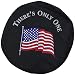 Genuine Jeep Accessories 82209947AB Cloth Spare Tire Cover with American Flag Logo RS.14687.00