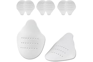 Generic 4 Pairs Men's Size 40-47 Shoe Crease Protector, Anti-Wrinkle Toe Box Decreaser, Plastic Shoe Toe Protectors for Sneakers