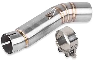 KIMISS Motorcycle Exhaust Middle Pipe Link Connector for CBR500R CB500X CBR500 CB500F 2013-2015