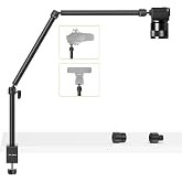 VIJIM LS08 Masa Kelep&ccedil;eli Ve Kollu Tripod (&uuml;&ccedil; par&ccedil;alı) Siyah