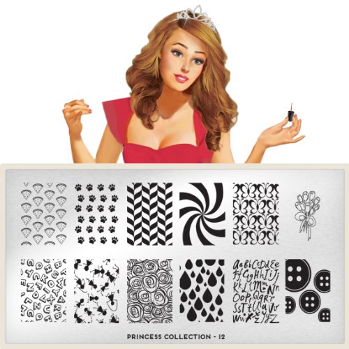 MoYou-London Nail Art Image Plate Princess Collection - 12
