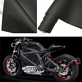 Paket beinhaltet: 1 X Matte Black Bubble-Free DIY Auto Motorrad Aufkleber
