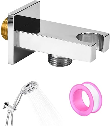 Keenware KSA-003: Salida De Codo Redonda Para Ducha De Lujo | Latón Cromado