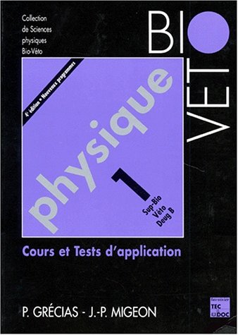 Download Physique. Tome 1, Cours et tests d'application, 4ème édition Download Physique. Tome 1, Cours et tests d'application, 4ème édition