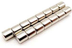 Alizones 20 imanes de neodimio 6x6 mm con una fuerza de agarre aproximada de 1.22 kg.