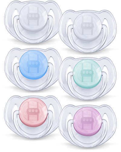 Philips AVENT SCF170/22 BPA-Free Translucent Soothers (6-18 Months) 2 Pack
