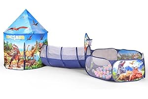FLOVING 3 in 1 bambini giocano tenda tenda crawl tunnel e palla buca bambino playhouse tenda con canestro da basket, per uso interno ed esterno con custodia (Viola)