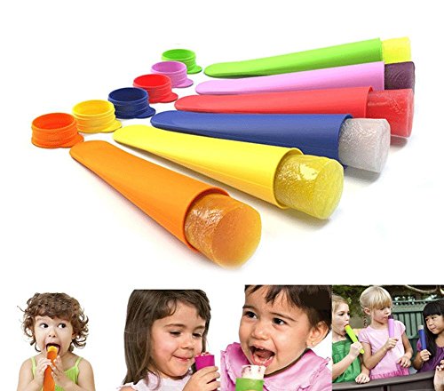 Joyoldelf Silikon Ice Pop Schimmel Set – Popsicle Maker Formen – Set Von 10 - 6