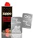 Produktbild Original Zippo chrom poliert mit deinem Foto und Wunschgravur |beidseitige Gravur inkl. SET (Flints etc…) |Bild und Text auf deinem Zippo graviert | Unikat | Komplett – Set | individuelles und persönliches Zippo | GRAVINA Qualitätsgarantie