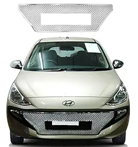 CAR SAAZ Bentley Style Front Grill Chrome Compatible with Santro Type 3 (2018-Present)