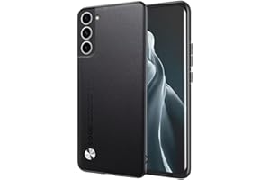 EASSGU Coque de Téléphone pour Samsung Galaxy S23 (6.1" inches), Etui en Cuir de Style Business - Noir