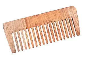 eSplanade Wooden Comb - Neem Wood for Hair, Beard, Moustache