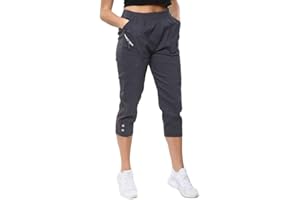BLACK BERRY CherryBerry Women Ladies Elasticated Cotton Stretch Capri Cropped 3/4 Trousers UK 10-22 Size