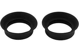 YANMIS Fernglas-Okular-Augenmuschel, 2-teiliges Scope-Okular-Augenmuschel-Gummiabdeckung für Mikroskop, Monokular mit Faltbarem, Weichem Material, Geeignet für 28-32-mm-Okulare, Hilft,