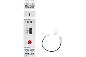 GEYA Interrupteur crépusculaire Minuterie photoélectrique Relais de capteur de lumière AC110V-240V marche/arrêt automatique