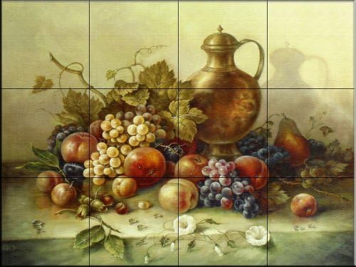 Fruit Bouquet I by Corrado Pila - Kitchen Backsplash / Bathroom wall Tile Mural by The Tile Mural Store