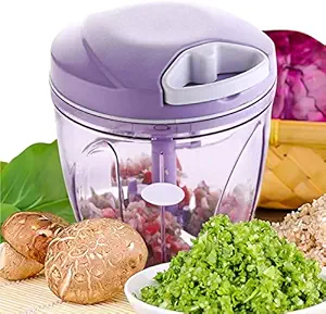 WINDBUZZ Handy Chopper for Vegetable & Fruit Chopper (900 ml, Purple)