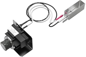 SafBbcue 91360 Grill Igniter Replacement Weber Spirit E210 E215 E310 EP320 SP310 SP320 Spirit S320 Weber Spirit Side-Control Grill Parts 1819-51 1836-32