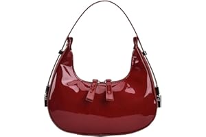 AiNinXun Pelle Borsa a Spalla Donna Piccola Borsa a Mano Ragazza Borse Piccole Borsetta Porta Cellulare Donna Shoulder Bags Borsa Elegante Donna Cerimonia Vintage Borsa Piccola Borsa Mezzaluna