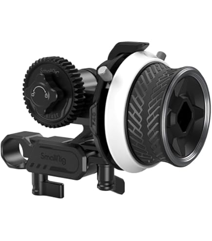 SMALLRIG Set Anelli Follow Focus | 4 Misure 72-83mm, Stop AB, Gomma Antiscivolo, M0.8 - 4