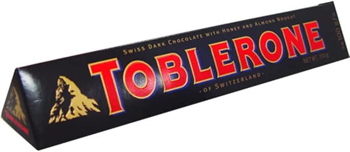 large dark chocolate toblerone