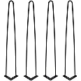 Haarnadel Tischbeine 15cm - 4 Stück Metallfüße Für DIY Möbel