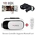 Produktbild Verbesserte 3D VR Brille Virtual Reality Headset VR Box 2.0 Brillen Gläser + Fernbedienung für iPhone 6/SamsungGalaxy/iOS Android Smartphone